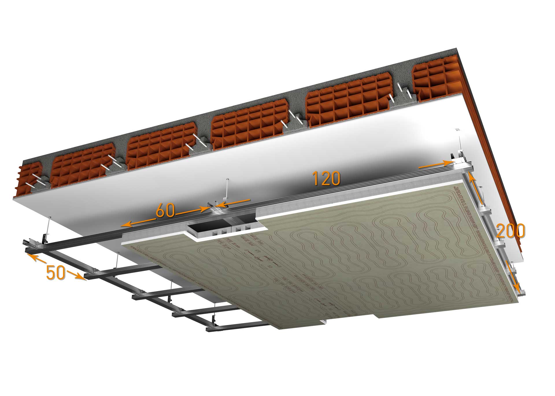 System Deckenheizung